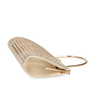 ラインストーンメタルハンドルバッグ/MOB009【結婚式/オケージョン/パーティー】