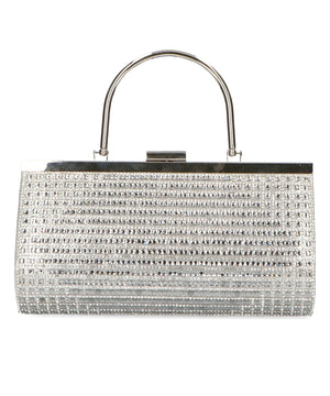 ラインストーンメタルハンドルバッグ/MOB009【結婚式/オケージョン/パーティー】