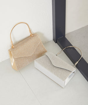 ラインストーンハンドミニバッグ/MOB012【結婚式/オケージョン/パーティー】