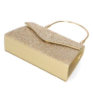 ラインストーンハンドミニバッグ/MOB012【結婚式/オケージョン/パーティー】