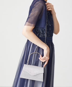 ラインストーンハンドミニバッグ/MOB012【結婚式/オケージョン/パーティー】