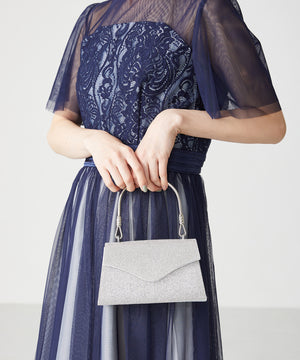 ラインストーンハンドミニバッグ/MOB012【結婚式/オケージョン/パーティー】