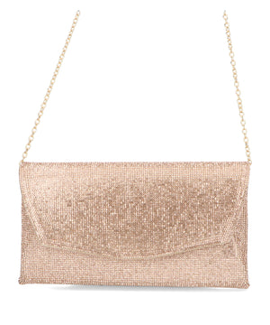 ラインストーンレタークラッチバッグ/MOB014【結婚式/オケージョン/パーティー】