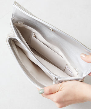 ラインストーンレタークラッチバッグ/MOB014【結婚式/オケージョン/パーティー】