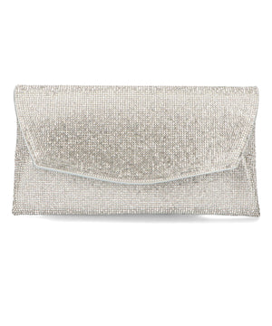 ラインストーンレタークラッチバッグ/MOB014【結婚式/オケージョン/パーティー】