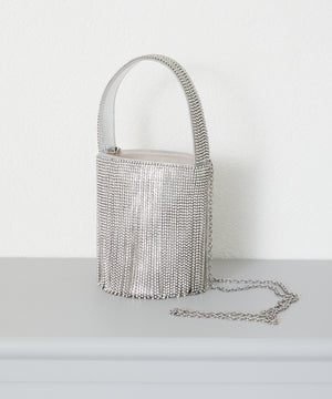 ラインストーンフリンジバッグ/MOB015【結婚式/オケージョン/パーティー】
