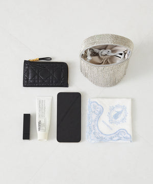 ラインストーンフリンジバッグ/MOB015【結婚式/オケージョン/パーティー】