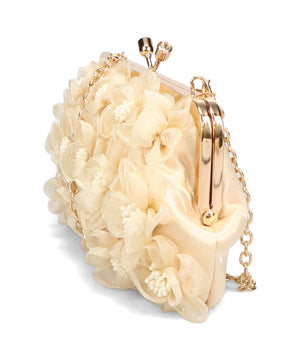 フラワーがま口バッグ/MOB019【結婚式/オケージョン/パーティー】