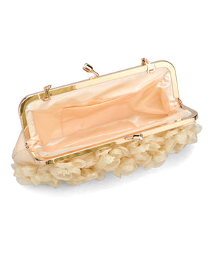 フラワーがま口バッグ/MOB019【結婚式/オケージョン/パーティー】