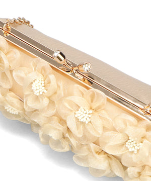 フラワーがま口バッグ/MOB019【結婚式/オケージョン/パーティー】