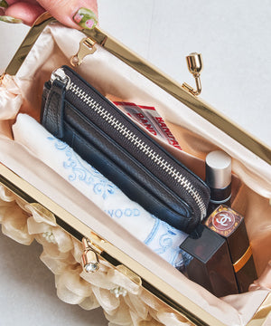 フラワーがま口バッグ/MOB019【結婚式/オケージョン/パーティー】