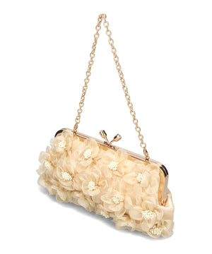 フラワーがま口バッグ/MOB019【結婚式/オケージョン/パーティー】