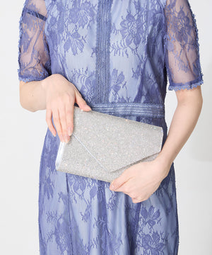 ラインストーンエンベロープクラッチバッグ/MOB021【結婚式/オケージョン/パーティー】