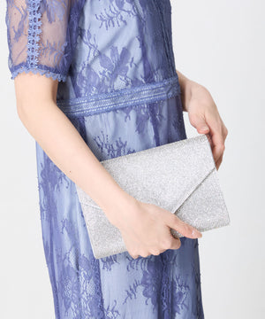 ラインストーンエンベロープクラッチバッグ/MOB021【結婚式/オケージョン/パーティー】