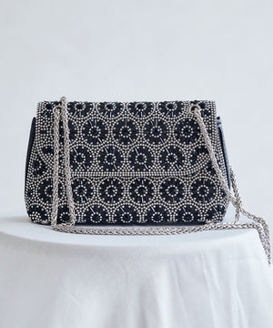 フラワーデザインチェーンバッグ/MOB023【結婚式/オケージョン/パーティー】