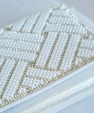 格子模様フラップバッグ/MOB024【結婚式/オケージョン/パーティー】