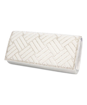 格子模様フラップバッグ/MOB024【結婚式/オケージョン/パーティー】