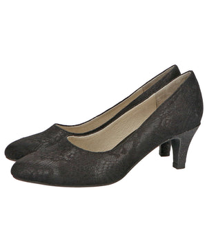 グリッターヒールレースパンプス/MOR108【結婚式/オケージョン/パーティー】