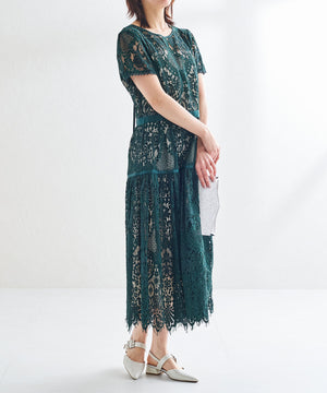 ビジューバックストラップローヒールパンプス/MOR111