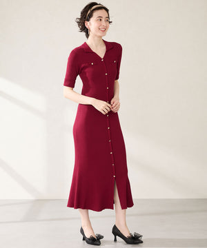 チュールリボン×グリッターヒールパンプス/MOR113