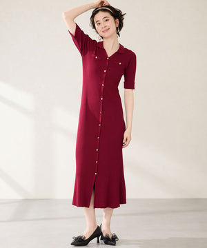 チュールリボン×グリッターヒールパンプス/MOR113