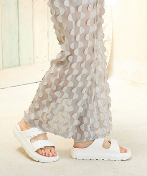 【WEB限定/リカバリーサンダル】ダブルベルト厚底サンダル/OT3220