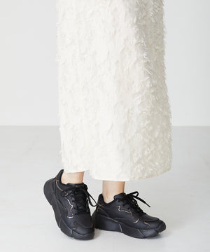 メタリックライン厚底スニーカー/OT3727