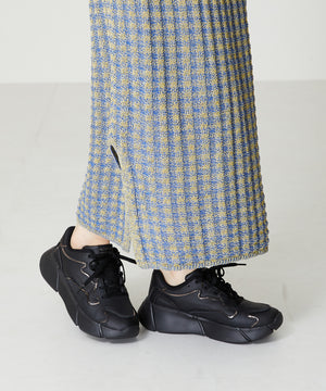 メタリックライン厚底スニーカー/OT3727