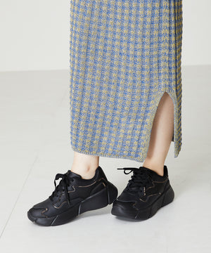 メタリックライン厚底スニーカー/OT3727