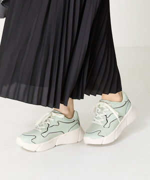 メタリックライン厚底スニーカー/OT3727