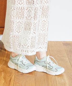 メタリックライン厚底スニーカー/OT3727