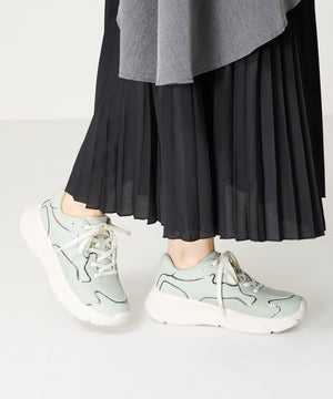 メタリックライン厚底スニーカー/OT3727