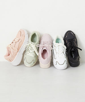 メタリックライン厚底スニーカー/OT3727