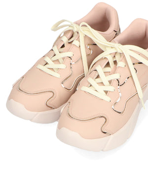 メタリックライン厚底スニーカー/OT3727