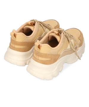 ストライプシューレース厚底スニーカー/OT3728