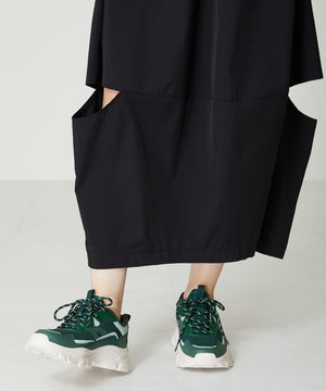 ストライプシューレース厚底スニーカー/OT3728