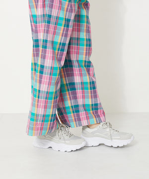 ストライプシューレース厚底スニーカー/OT3728