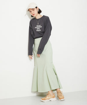 ストライプシューレース厚底スニーカー/OT3728