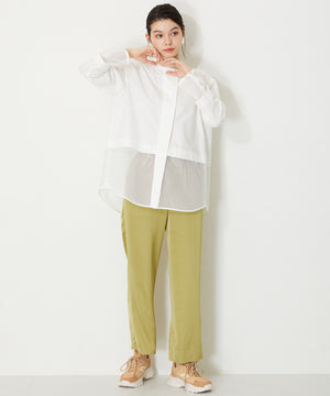 ストライプシューレース厚底スニーカー/OT3728