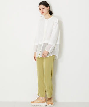 ストライプシューレース厚底スニーカー/OT3728