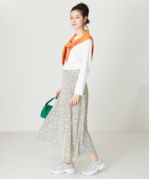 ストライプシューレース厚底スニーカー/OT3728