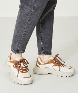 配色パーツ厚底スニーカー/OT3733