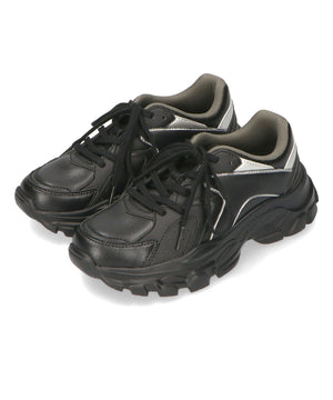 配色パーツ厚底スニーカー/OT3733