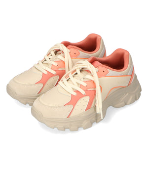 配色パーツ厚底スニーカー/OT3733