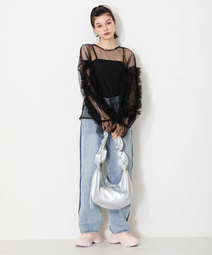 フレアソールシューレーススニーカー/OT3735