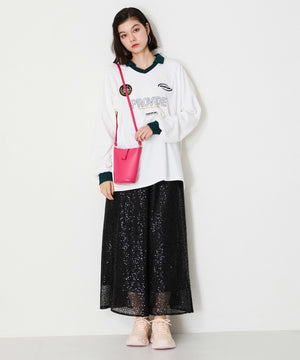 フレアソールシューレーススニーカー/OT3735