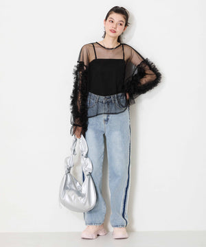 フレアソールシューレーススニーカー/OT3735