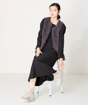 パンチングデザインボリュームソールスニーカー/OT3738