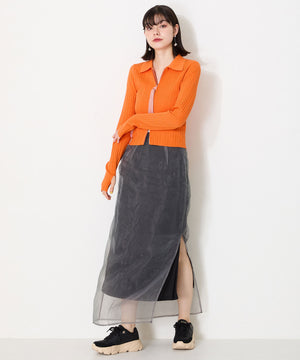 パンチングデザインボリュームソールスニーカー/OT3738