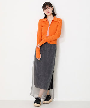 パンチングデザインボリュームソールスニーカー/OT3738